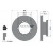TEXTAR 93088300 - Jeu de 2 disques de frein avant