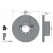 TEXTAR 93175300 - Jeu de 2 disques de frein arrière