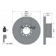 Jeu de 2 disques de frein avant TEXTAR [93308600]