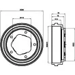 TEXTAR 94012100 - Tambour de frein