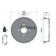 TEXTAR 94013100 - Tambour de frein