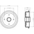 Tambour de frein TEXTAR [94017700]