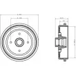 TEXTAR 94020600 - Tambour de frein
