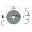 TEXTAR 94024100 - Tambour de frein