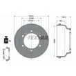 TEXTAR 94024800 - Tambour de frein