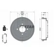 TEXTAR 94026100 - Tambour de frein