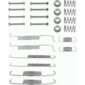 Kit d'accessoires, mâchoire de frein METZGER 105-0680
