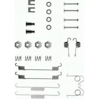 Kit d'accessoires, mâchoire de frein TEXTAR 97000900
