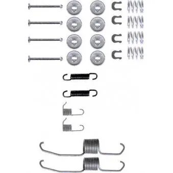 Kit d'accessoires, mâchoire de frein DELPHI LY1293