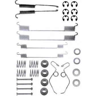 TEXTAR 97004000 - Kit d'accessoires, mâchoire de frein