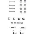 Kit d'accessoires, mâchoire de frein TEXTAR [97004900]