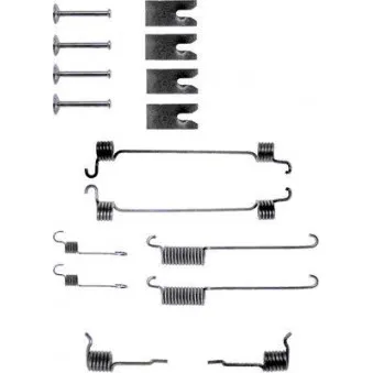 Kit d'accessoires, mâchoire de frein TEXTAR OEM 95AB2A225BB