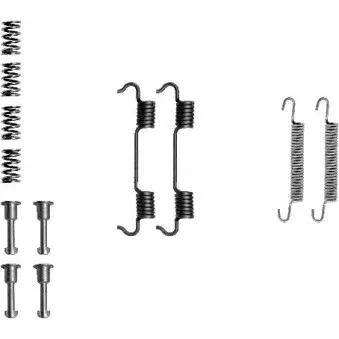 Kit d'accessoires, mâchoires de frein de stationnement METZGER 105-0801