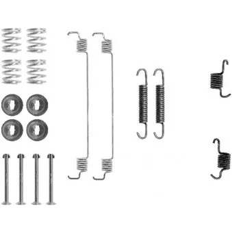 Kit d'accessoires, mâchoire de frein TEXTAR OEM 7701205524