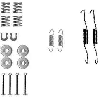TEXTAR 97014400 - Kit d'accessoires, mâchoire de frein