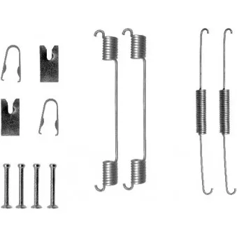 Kit d'accessoires, mâchoire de frein METZGER 105-0789