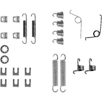 TEXTAR 97022600 - Kit d'accessoires, mâchoire de frein