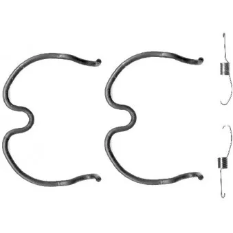 Kit d'accessoires, mâchoire de frein TEXTAR OEM 4705134