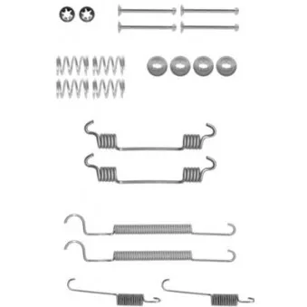 Kit d'accessoires, mâchoire de frein METZGER 105-0873