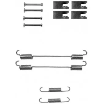 Kit d'accessoires, mâchoire de frein METZGER 105-0814