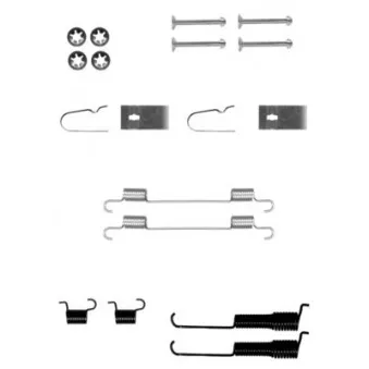 Kit d'accessoires, mâchoire de frein METZGER 105-0872