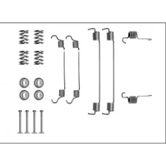 Kit d'accessoires, mâchoire de frein METZGER 105-0760