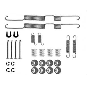 Kit d'accessoires, mâchoire de frein TEXTAR 97042000