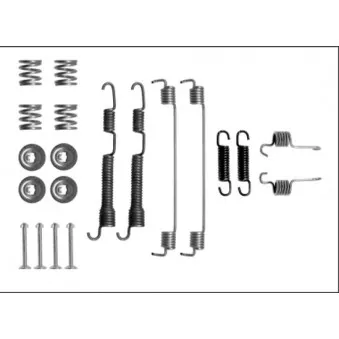 Kit d'accessoires, mâchoire de frein METZGER 105-0760