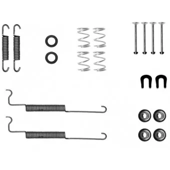 Kit d'accessoires, mâchoire de frein METZGER 105-0849