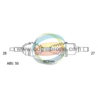 ODM-MULTIPARTS 18-271021 - Arbre de transmission