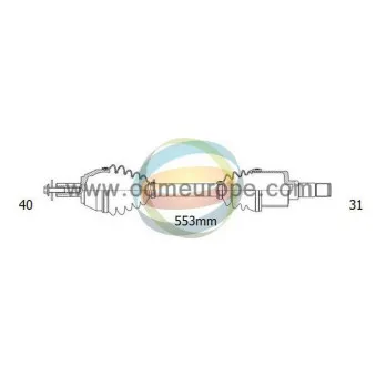 Arbre de transmission ODM-MULTIPARTS OEM LR005870