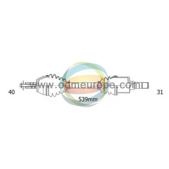 Arbre de transmission ODM-MULTIPARTS OEM LR002621