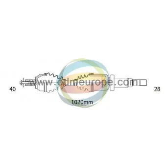 ODM-MULTIPARTS 18-272350 - Arbre de transmission