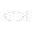 JURID 2922909560 - Jeu de 4 plaquettes de frein avant