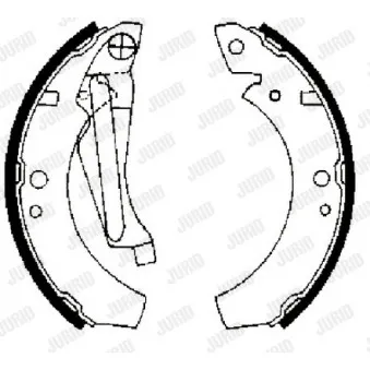 Jeu de mâchoires de frein JURID [361093J]