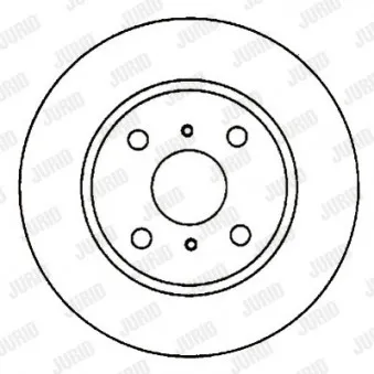 JURID 561438J - Jeu de 2 disques de frein avant