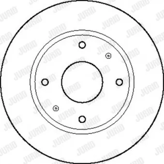 JURID 561457J - Jeu de 2 disques de frein avant