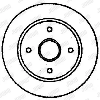 JURID 561611J - Jeu de 2 disques de frein avant