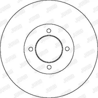 JURID 561638J - Jeu de 2 disques de frein avant