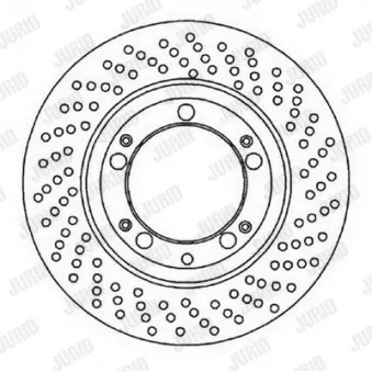JURID 561803J - Jeu de 2 disques de frein arrière