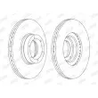 JURID 562105JC - Jeu de 2 disques de frein avant