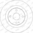 JURID 562255JC - Jeu de 2 disques de frein arrière