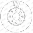 JURID 562304JC - Jeu de 2 disques de frein avant