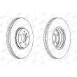 JURID 562357JC-1 - Jeu de 2 disques de frein avant
