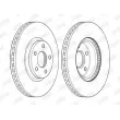 JURID 562624JC - Jeu de 2 disques de frein avant