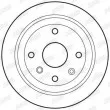 JURID 562740JC - Jeu de 2 disques de frein arrière