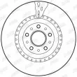 JURID 562760JC - Jeu de 2 disques de frein avant