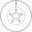 JURID 562766JC - Jeu de 2 disques de frein avant