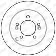 JURID 562810JC - Jeu de 2 disques de frein arrière