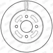 JURID 562833JC - Jeu de 2 disques de frein avant